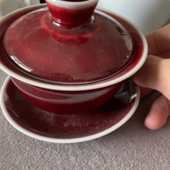 瓷片陶瓷陶瓷手工胎朗红