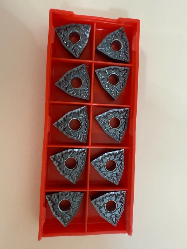 桃形车刀数控刀片硬钢适用不锈钢车刀片WNMG080404/08TG超强碎销