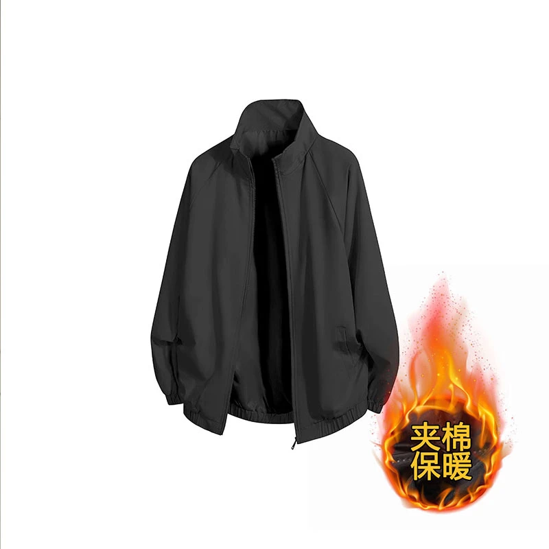 美式秋冬季oversize外套新款加厚户外立领防水机能宽松潮牌夹克