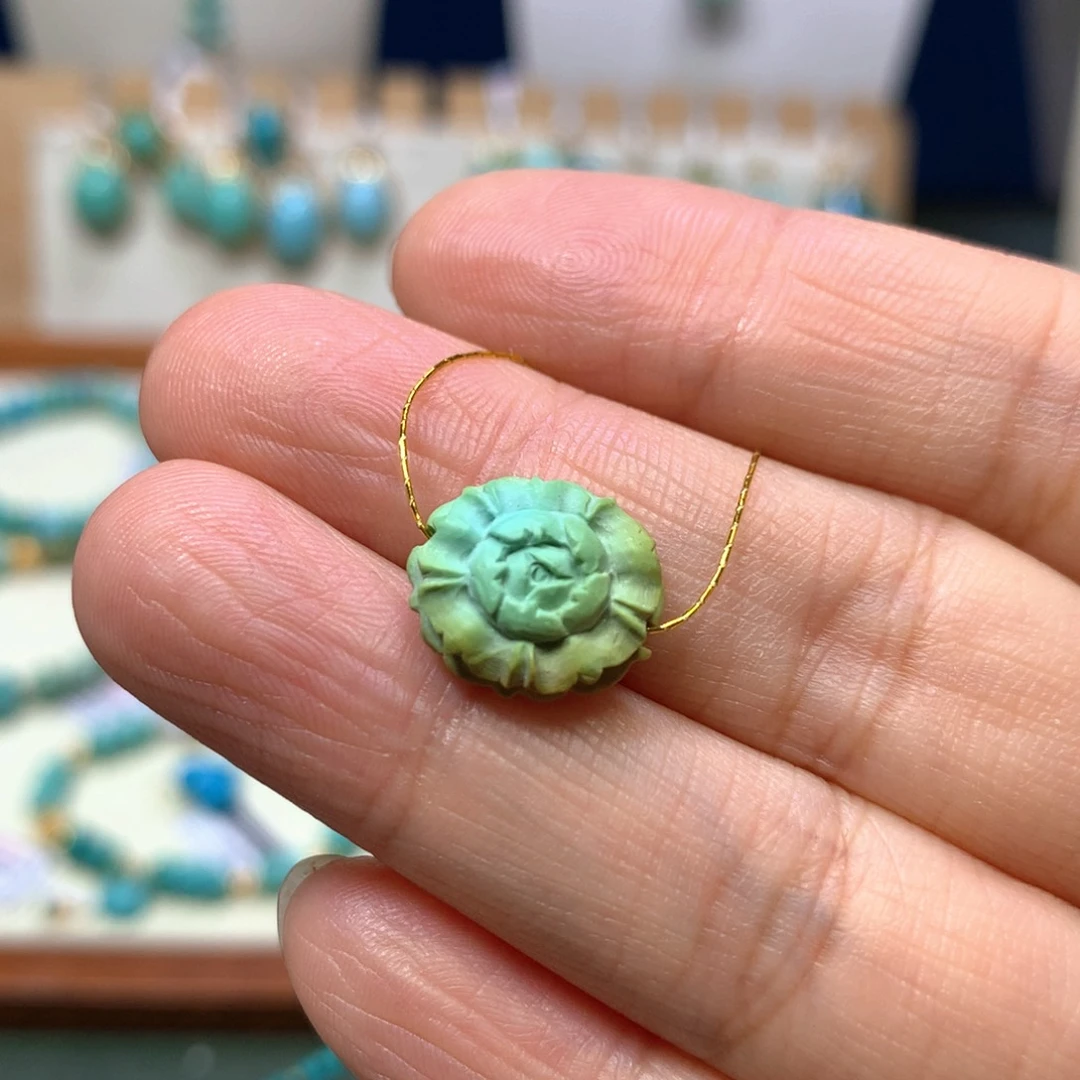 绿松石未镶嵌配饰