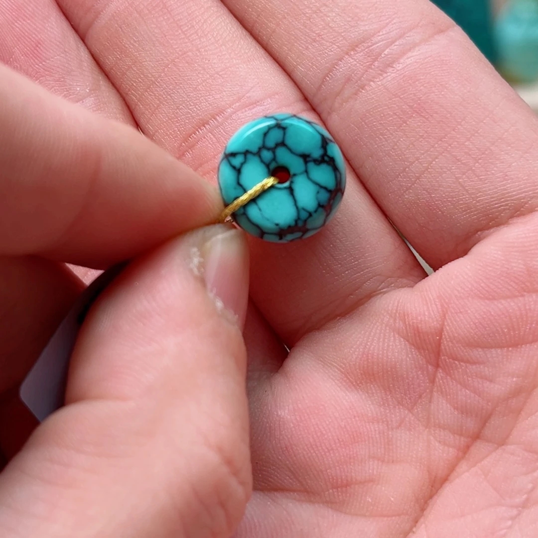 绿松石墩子13.7未镶嵌