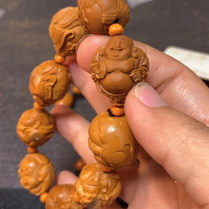 橄榄核手串/手链橄榄微瑕2.1米勒