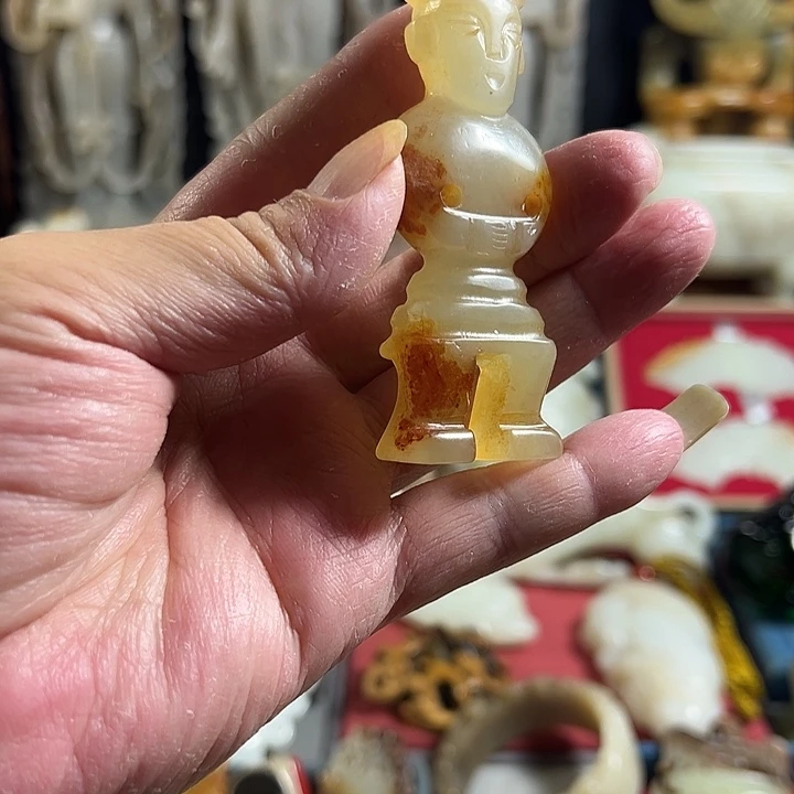 和田玉（糖玉）未镶嵌颈饰