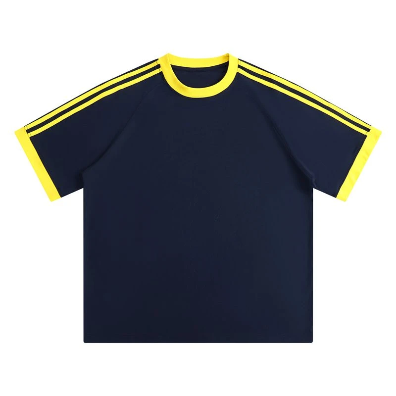 重磅凉感半袖上衣春夏季中长款大码宽松美式复古圆领短袖t恤女装