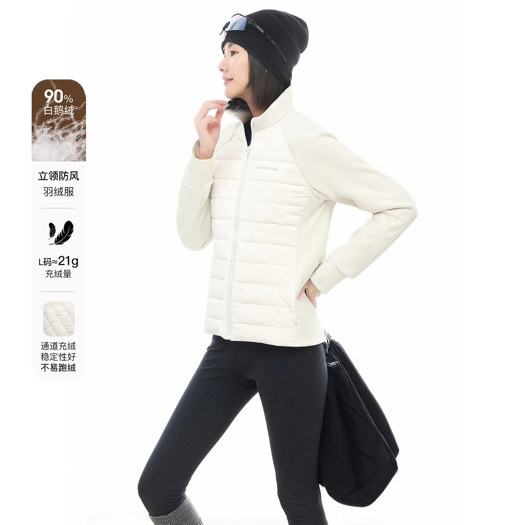 CLOUDSPACE/云上生活【雪绒】90白鹅绒羽绒服2025冬季保暖上衣女