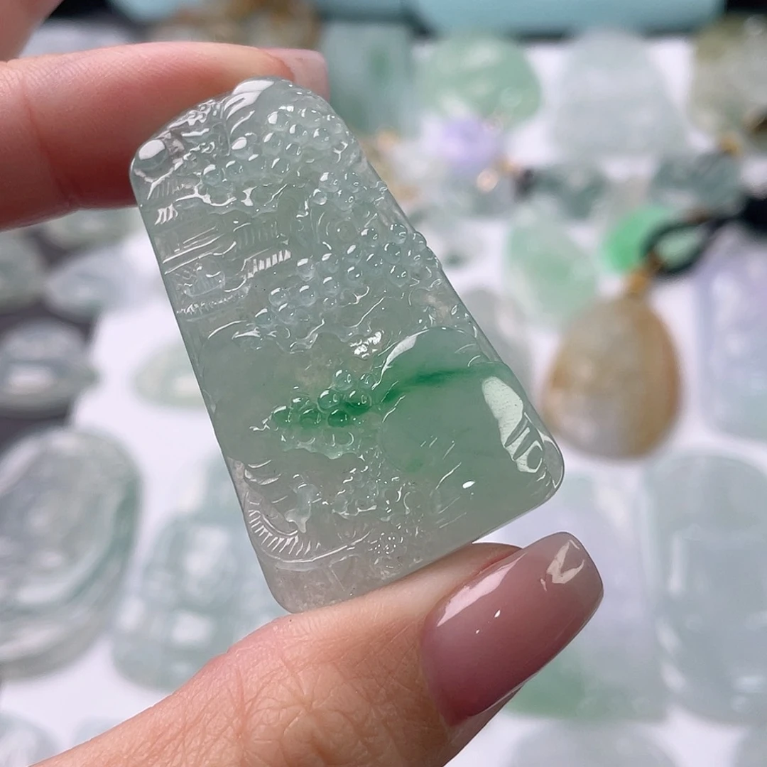 吊坠(不含链)未镶嵌翡翠1
