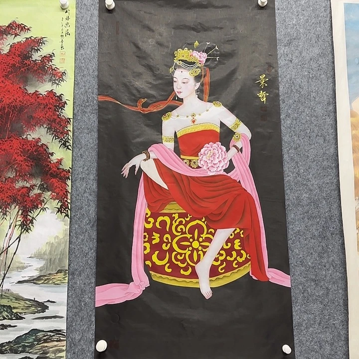 手绘国画作品作品展9999