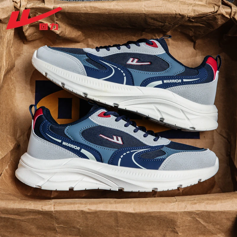 回力秋季新款男鞋痞帅透气潮鞋休闲鞋子男款百搭网鞋男软底网面