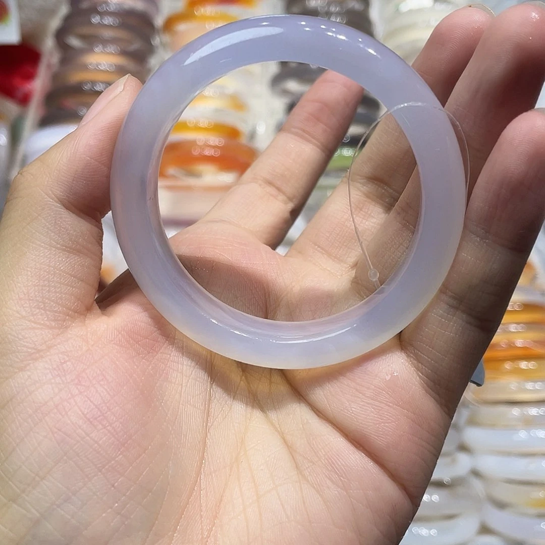 玛瑙/玉髓手镯未镶嵌51圈口