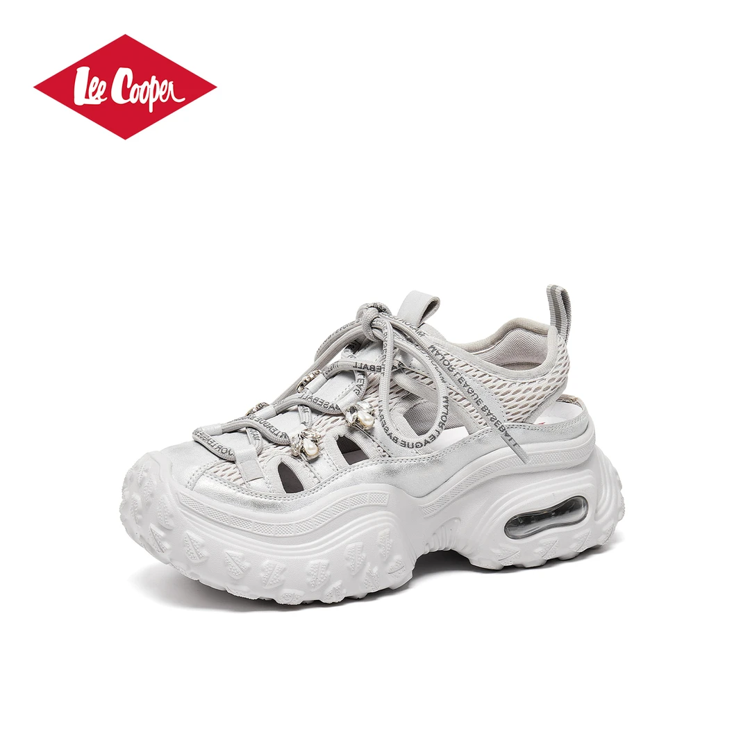 LEE COOPER镂空气垫溯溪鞋女2025夏季新款透气休闲鞋户外运动鞋