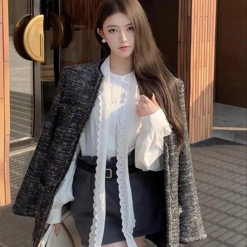 591-600对应编码拍撤柜秋季气质韩版女装短外