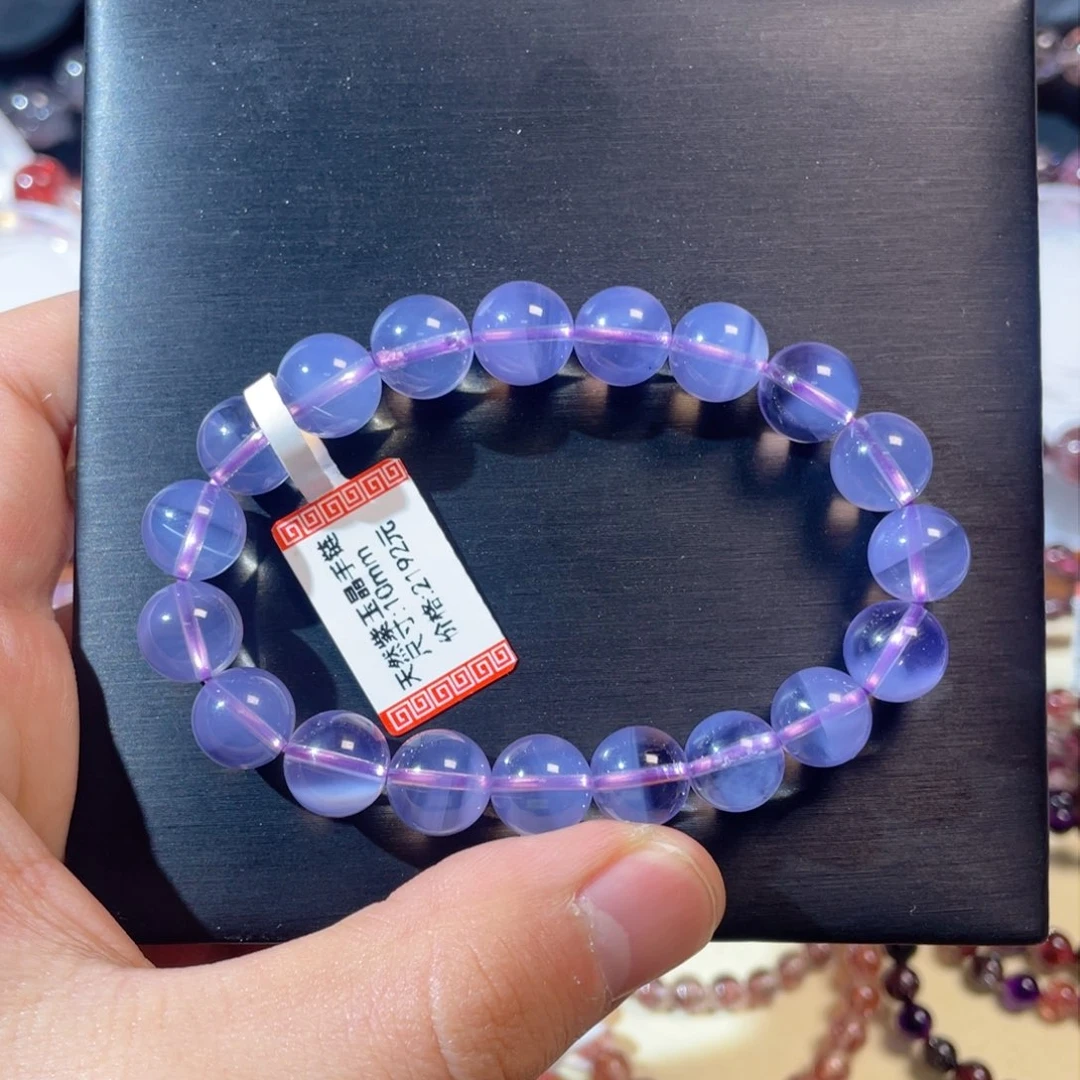 未镶嵌手链水晶紫玉晶10