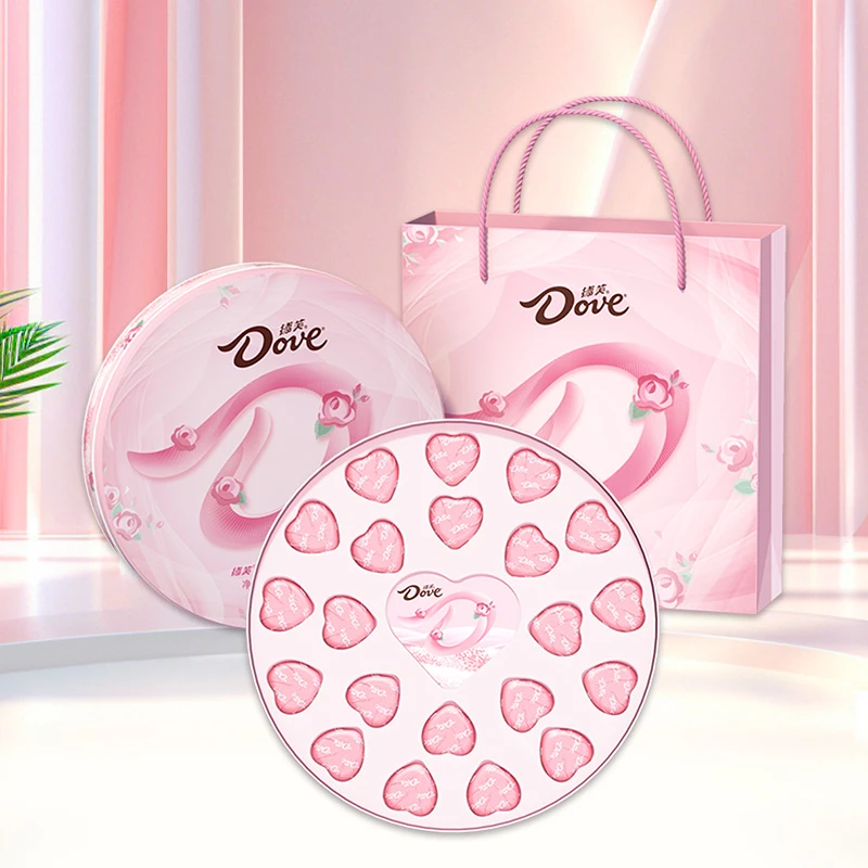 德芙21粒心形巧克力送女友礼物休闲零食浪漫告白 sy