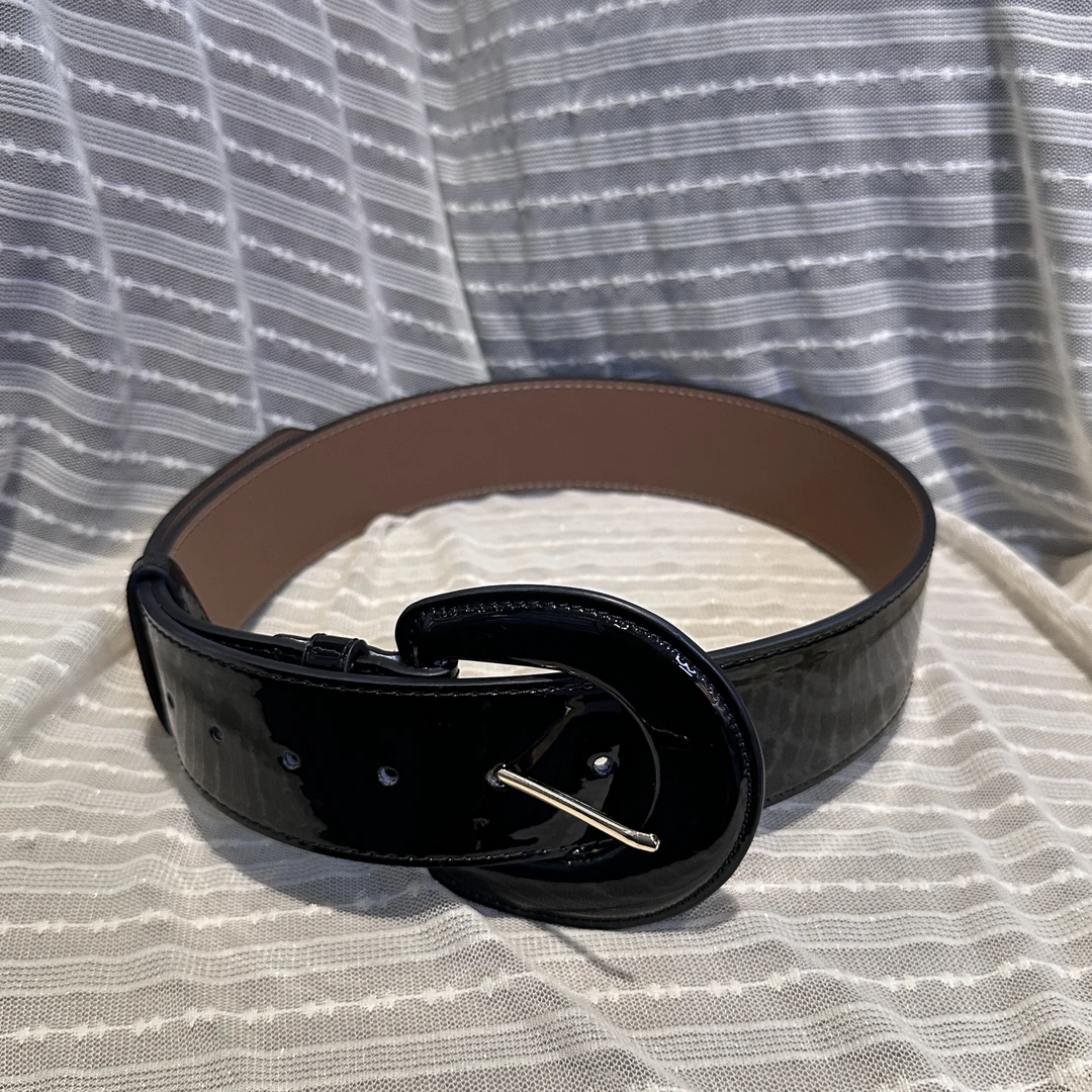 SONG-定制亮面PU时尚潮流个性百搭款腰带