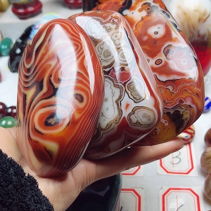 鹏***噢玛瑙/玉髓未镶嵌珠宝奇石