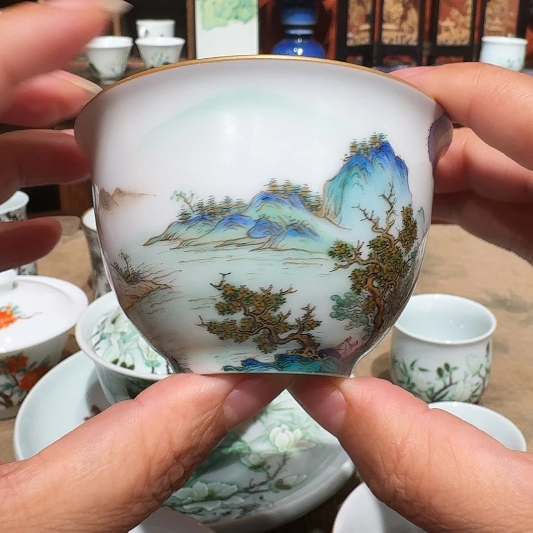 小***舞瓷片好漂亮的杯子
