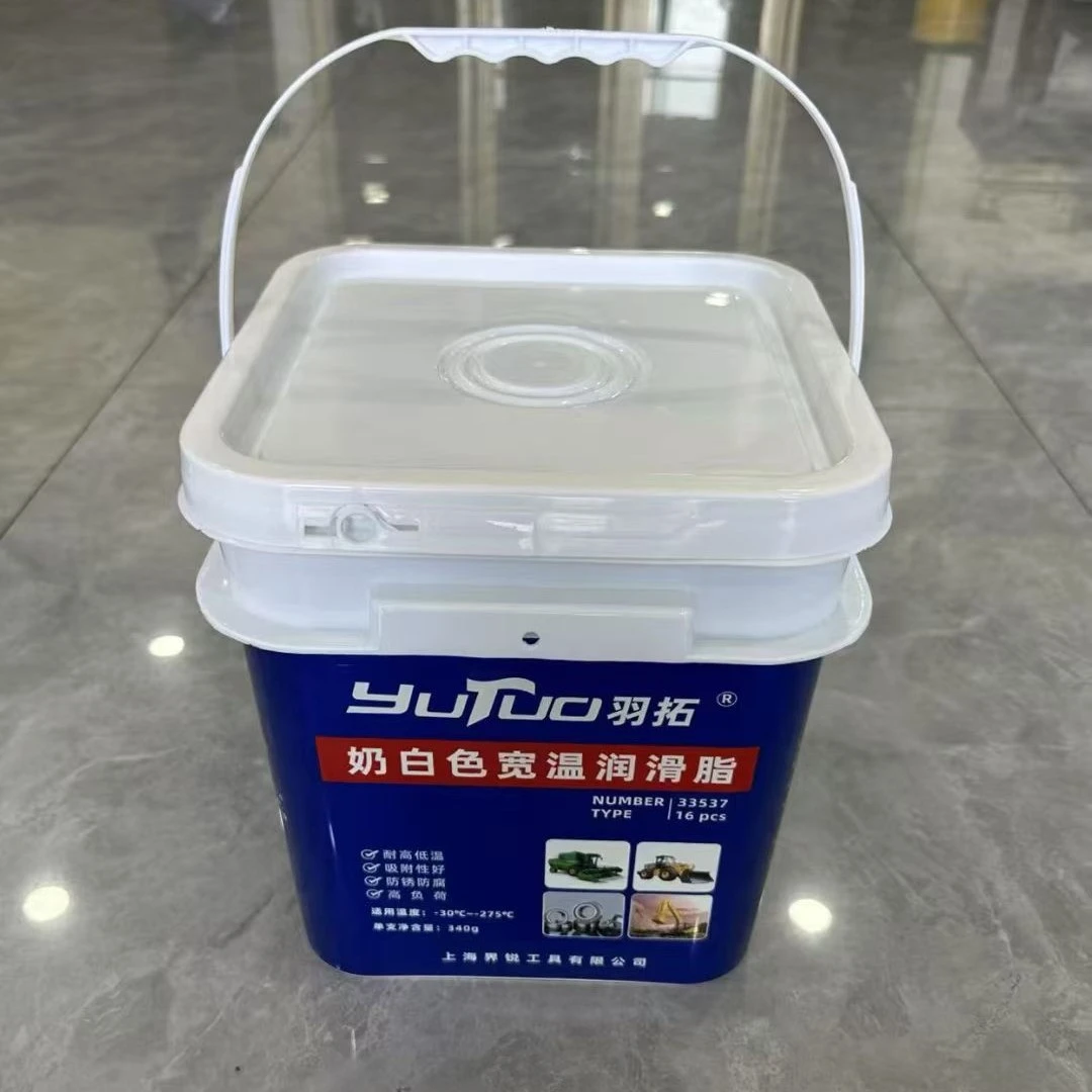 羽拓奶白色宽温脂桶装黄油羽拓桶装毛毛虫润滑油枪弹脂