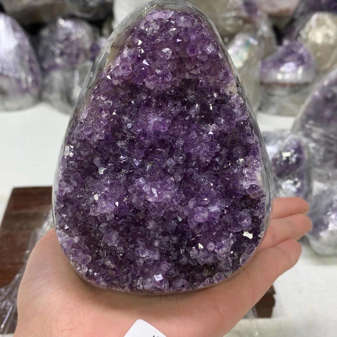 紫晶摆件未镶嵌水晶