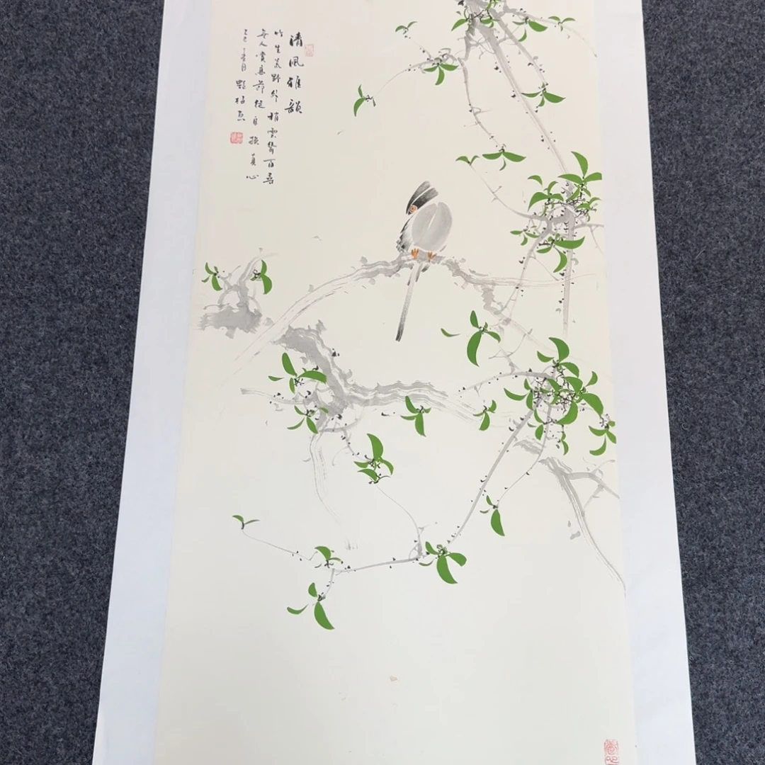 国画国画作品山水花鸟纯手绘