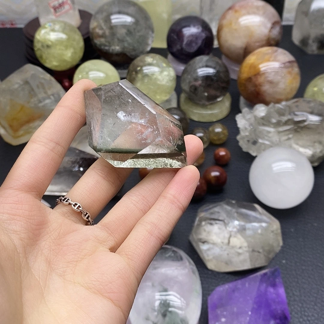 珠宝半成品未镶嵌水晶222水晶石