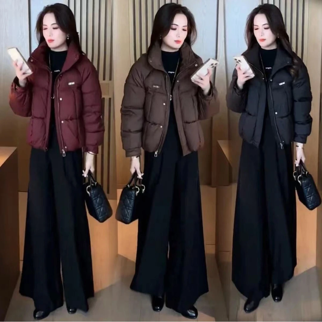 新款加厚保暖棉衣棉服宽松显瘦小个子棉袄外套女式百搭短款冬季女