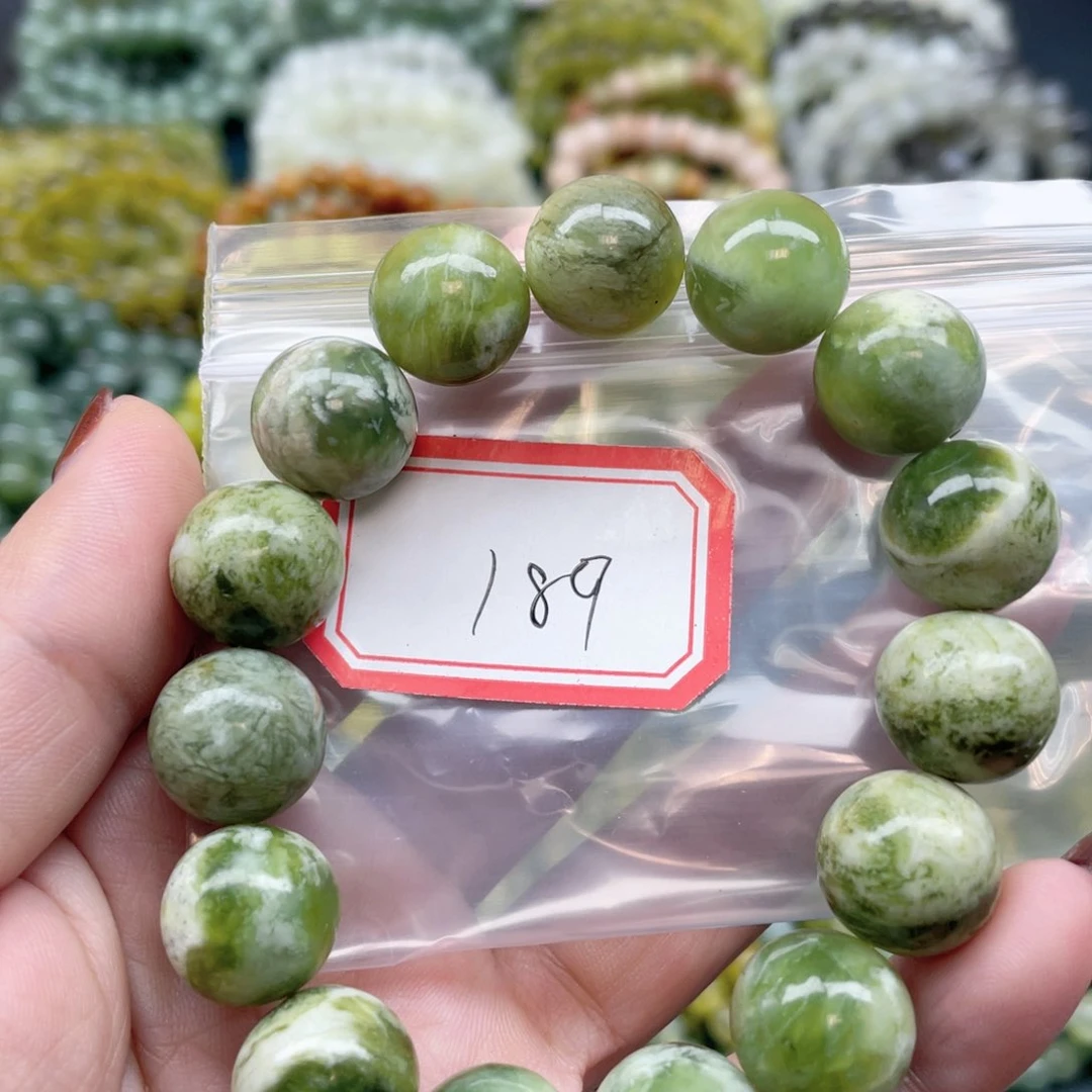 未镶嵌蛇纹石玉手串
