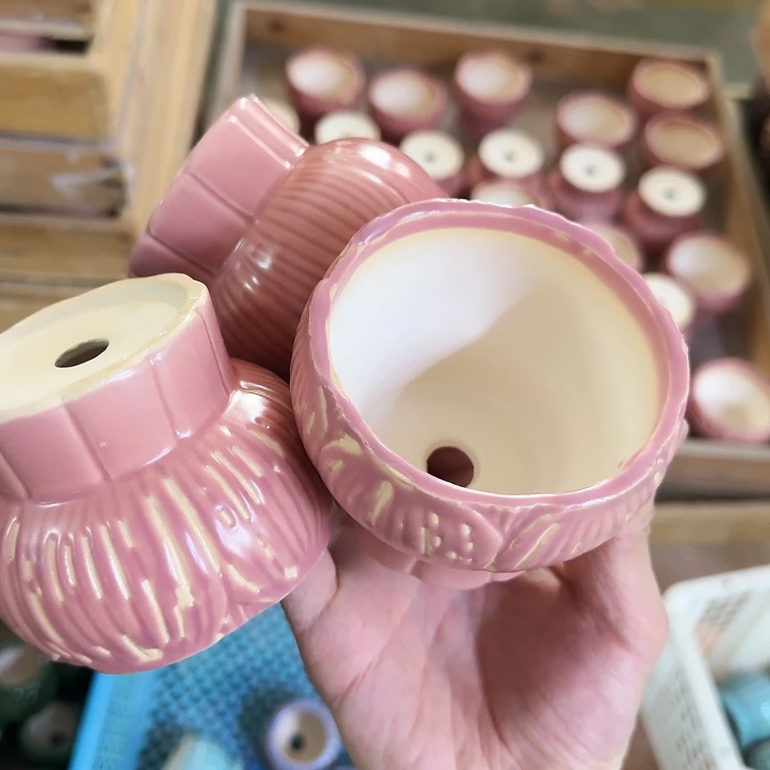 3个瑕疵品处理·釉水没弄好