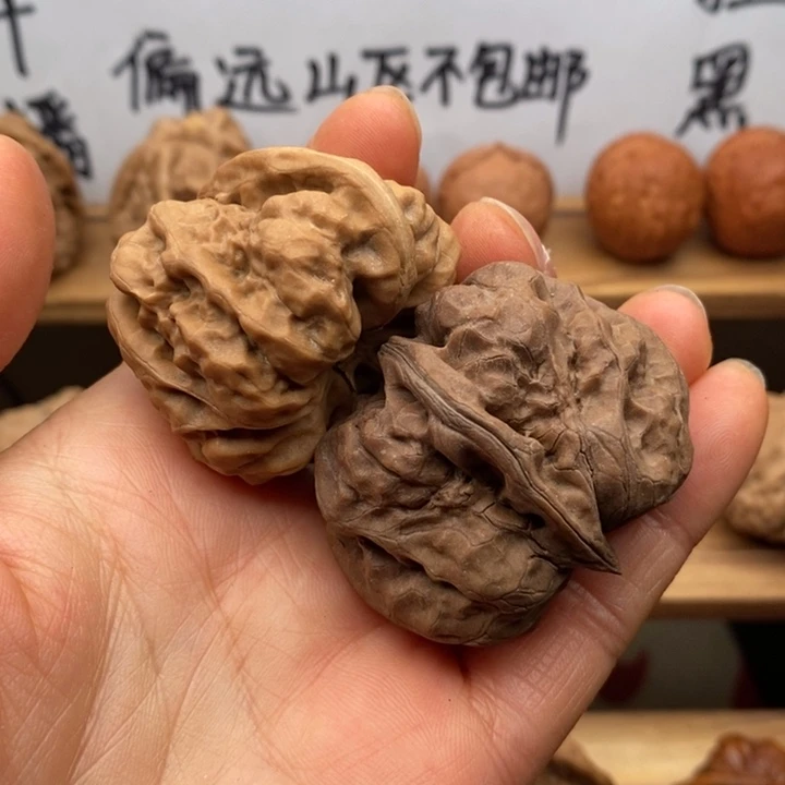 核桃蛤蟆头43尺色差