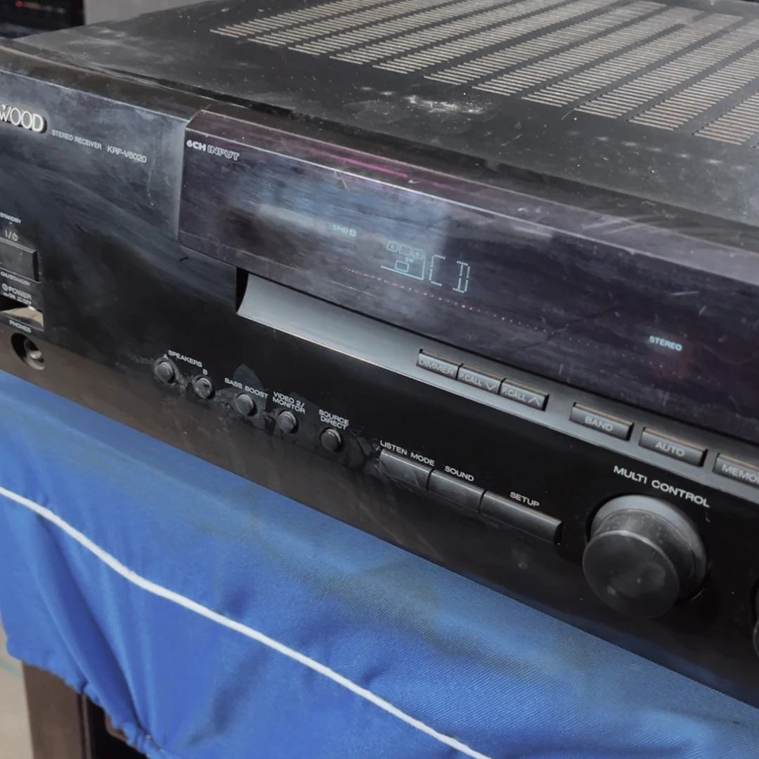 8新建武6020功放，正常出声，按键不灵，包邮