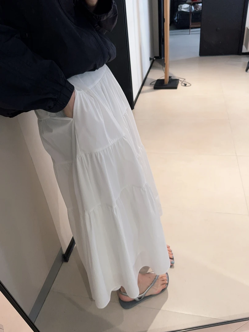 ［REVAN SUN］-大骨架穿搭 岚花 半身裙63555110