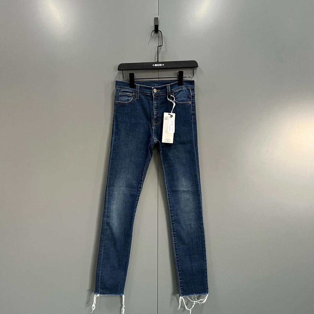 zz29 刺绣牛仔花卉牛仔裤 25码/95新/020958