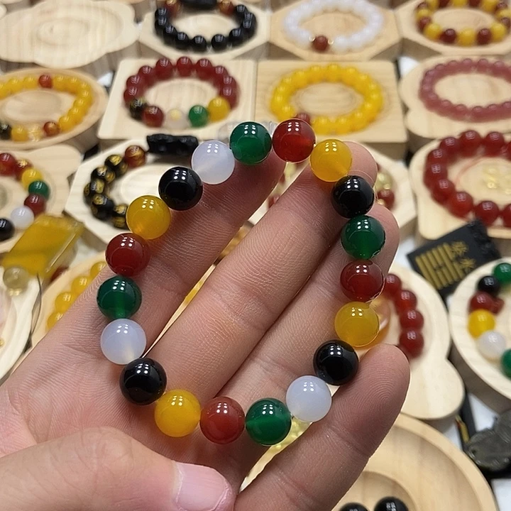 玛瑙/玉髓手链未镶嵌潘*