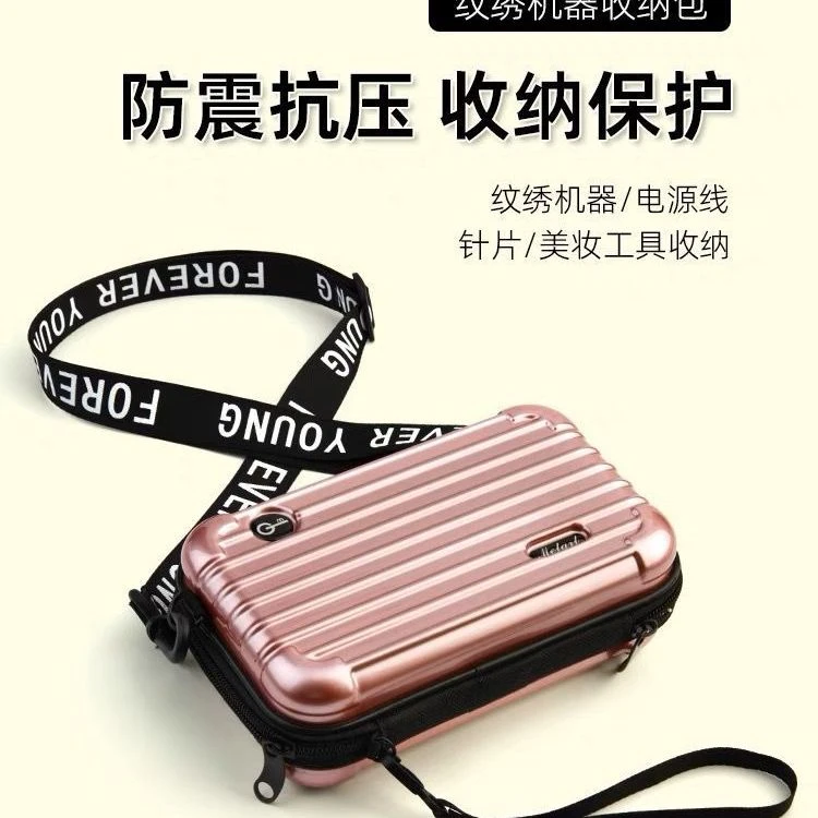 2025新款迷你行李箱女小包包斜挎单肩个性手拿旅行箱式盒子小方包