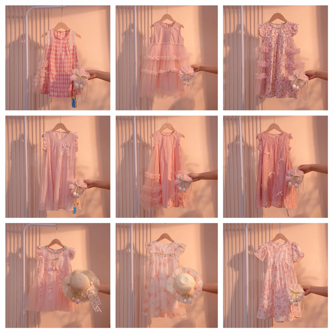 Disney/迪士尼【A01-A10】新款夏季洋气时髦百搭款女宝宝连衣裙女童