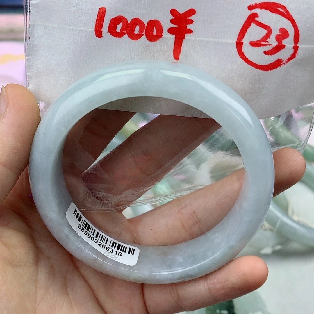 未镶嵌毛货手镯定制翡翠23号毛货需精细抛光拍一发一