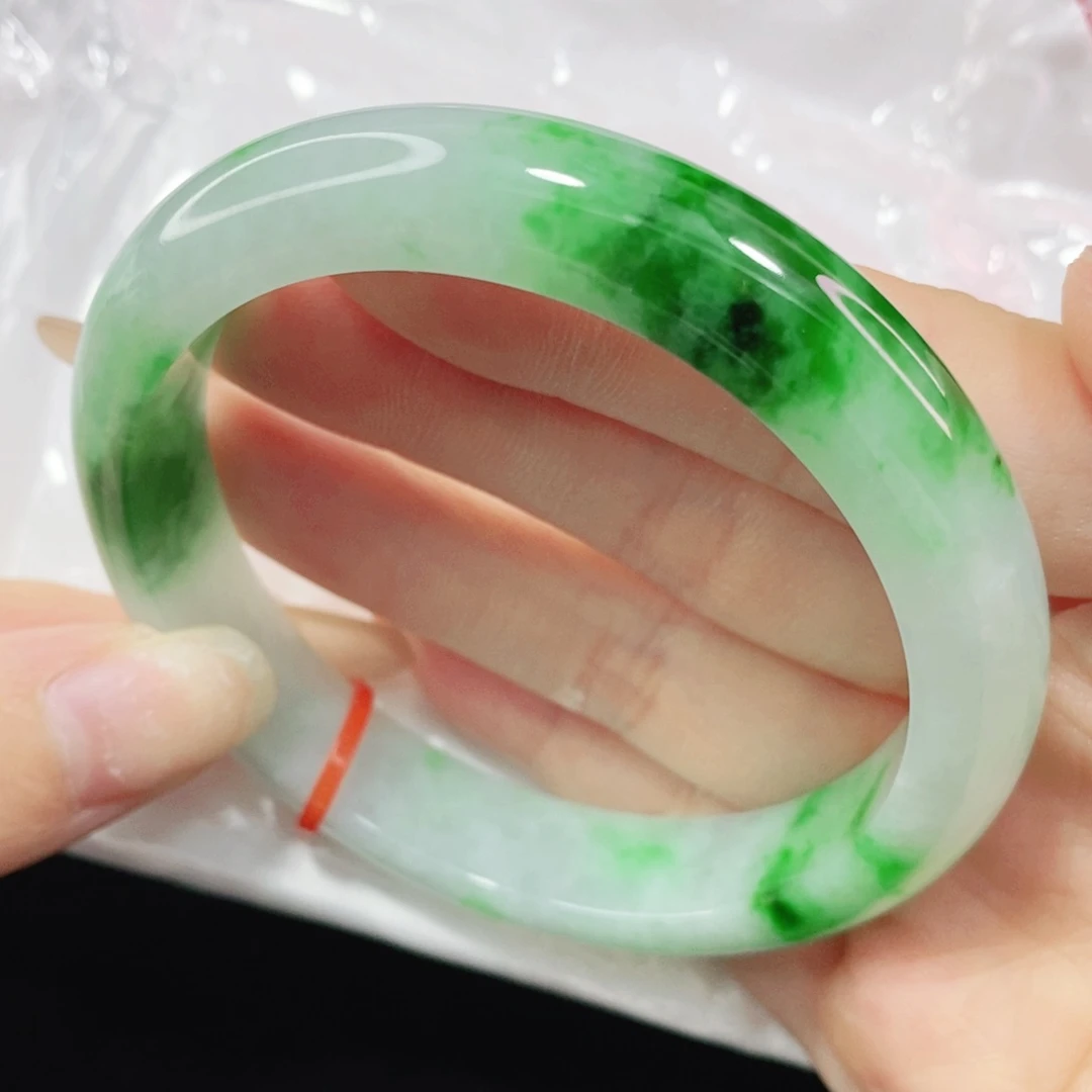 未镶嵌手镯翡翠一**欢57.5正圈