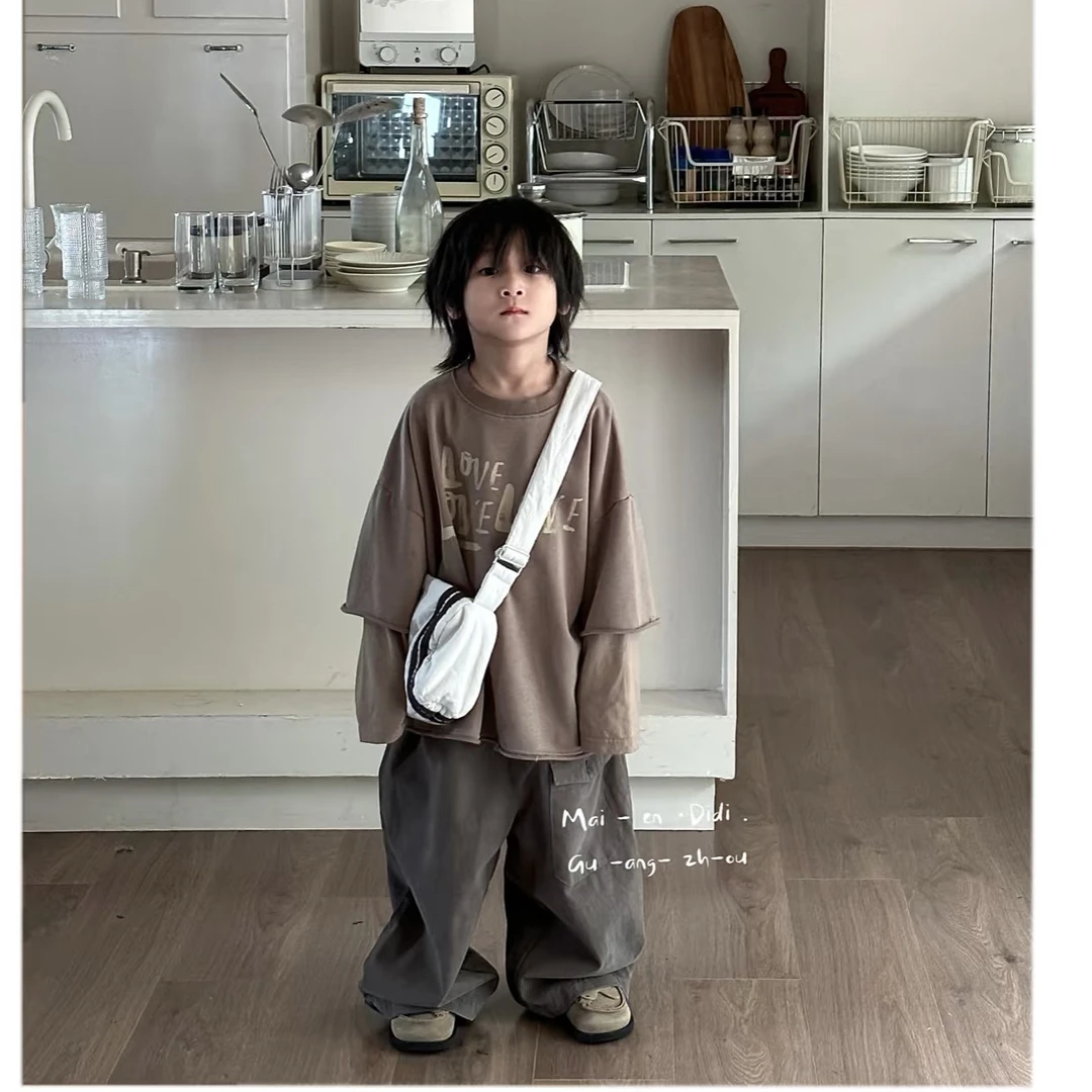 （1201-1400）2025各种线下实体品牌款 高品质男女童 T恤 套装 裤子