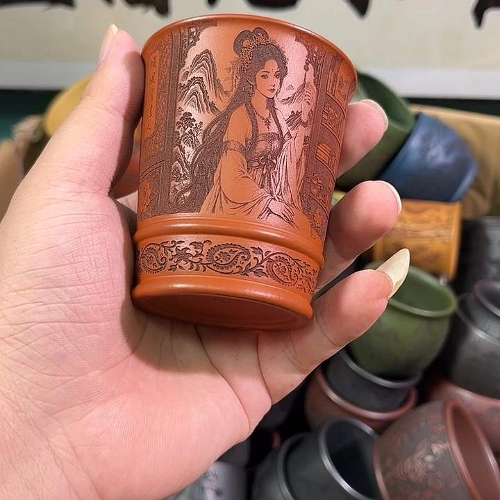 茶杯紫砂全手工紫砂主人杯