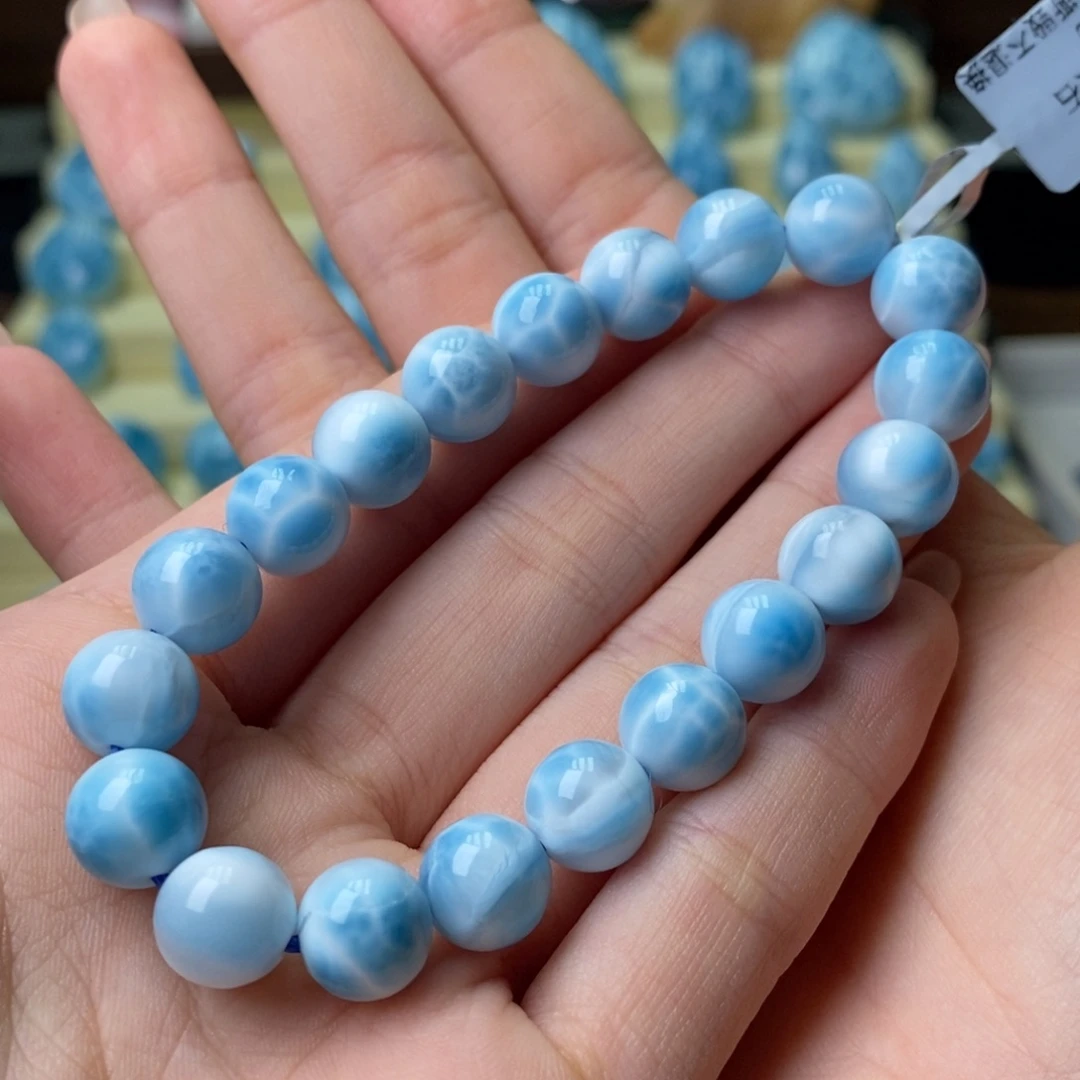 针钠钙石（海纹石）未镶嵌手串手串10mm