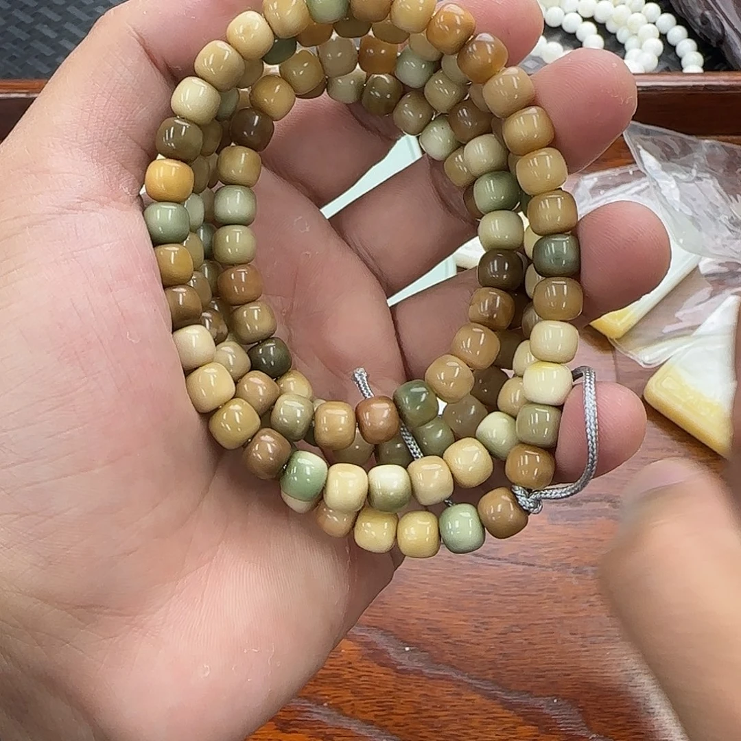 手串白玉菩提8多宝龙脊108