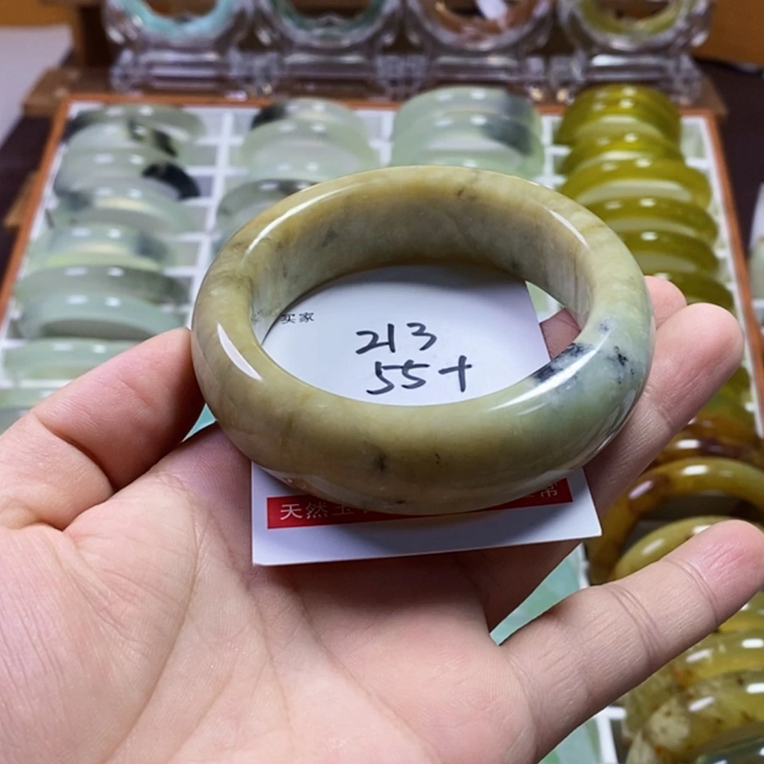 【闪购商品】蛇纹石玉手镯未镶嵌