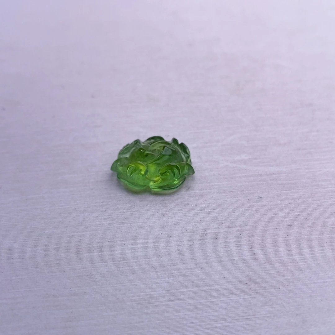 未镶嵌牡丹花碧玺碧玺A牡丹花