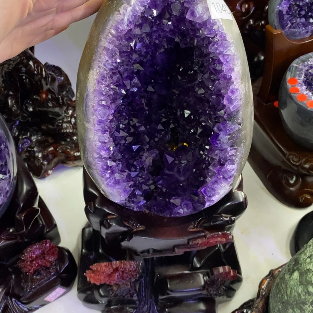 水晶摆件婷未镶嵌八****然