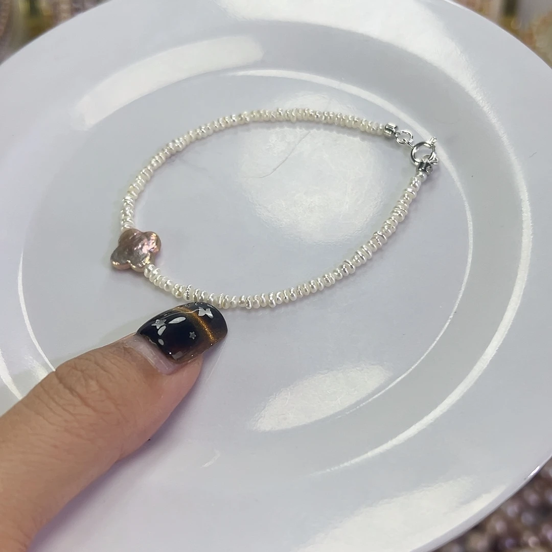 手绳钛钢淡水珍珠