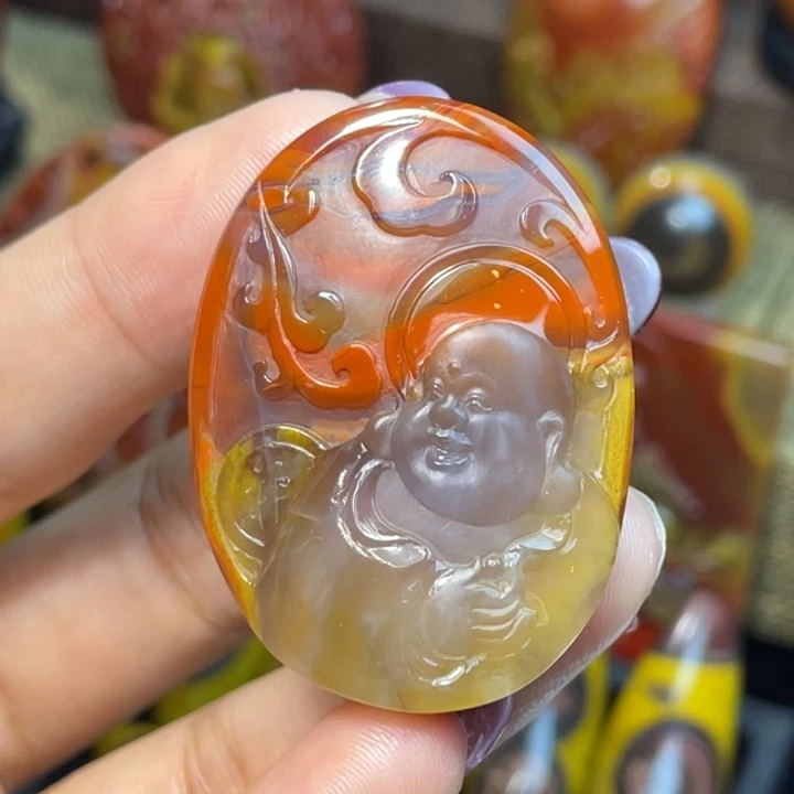 玛瑙/玉髓未镶嵌珠宝奇石北票佛公2888