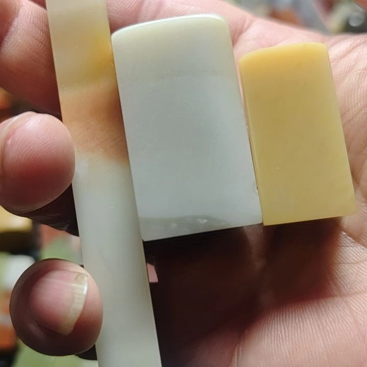 青田石印石老挝石，3方