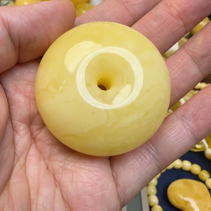 蜜蜡未镶嵌毛衣链天然蜜蜡