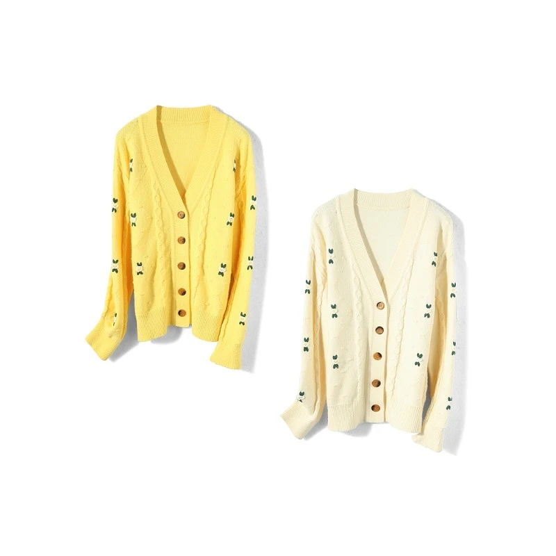 26241【X系列】慵懒立体花针织衫2TKAUT30008