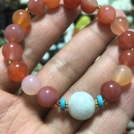 玛瑙/玉髓未镶嵌手链