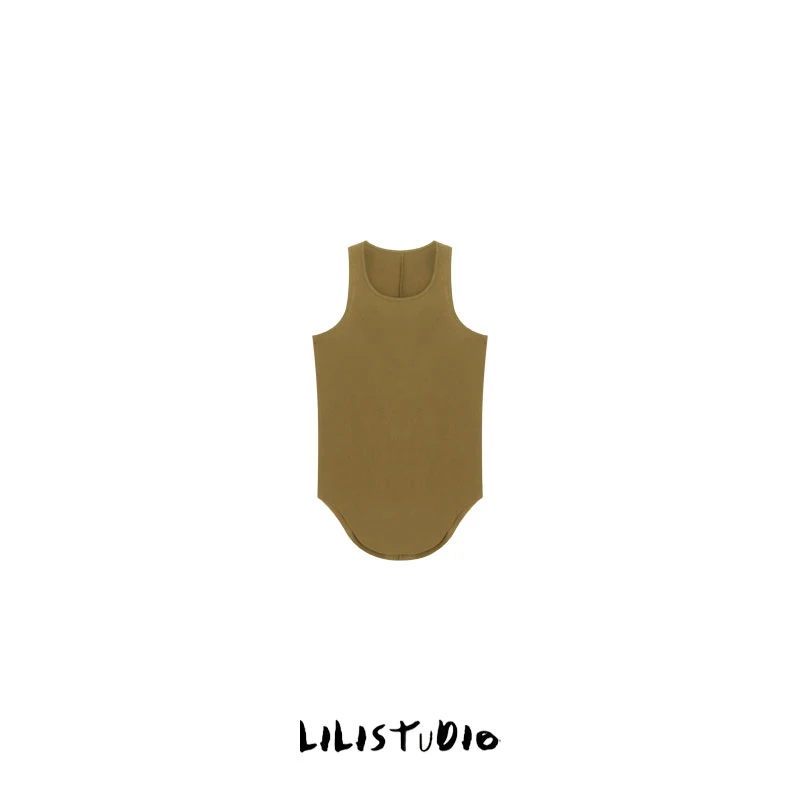 PCNY「素雅韵味」不理理夏季新款小众女装简约休闲打底无袖背心吊带